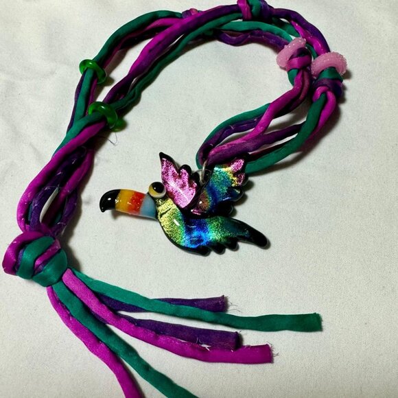 Clear Plastic - Hand Bag w Silver Plastic Handles / FREE GIFT - - Picture 12 of 14